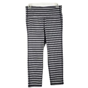 ATHLETA high rise Chaturanga capri leggings Heather stripe